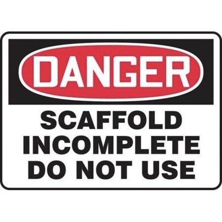 Accuform OSHA DANGER SAFETY SIGN CONSTRUCTIO MCRT109VS MCRT109VS